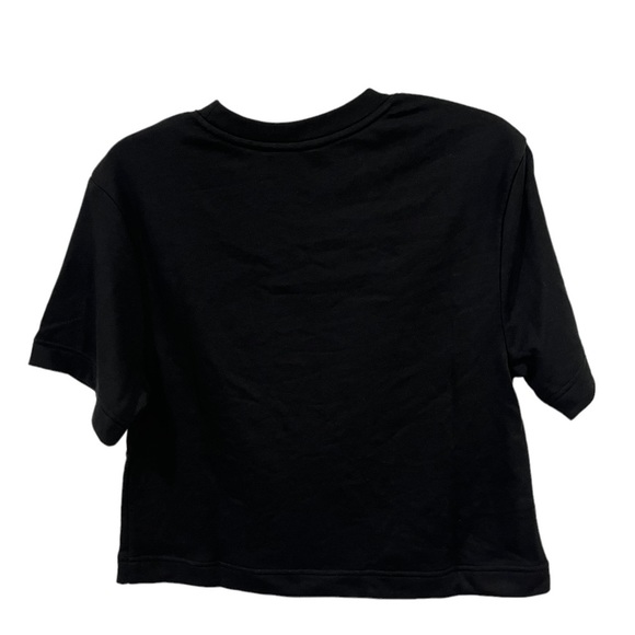Banana Republic Black Terry Sweatshirt Short Sleeve Sweatshirt - Picture 3 of 11